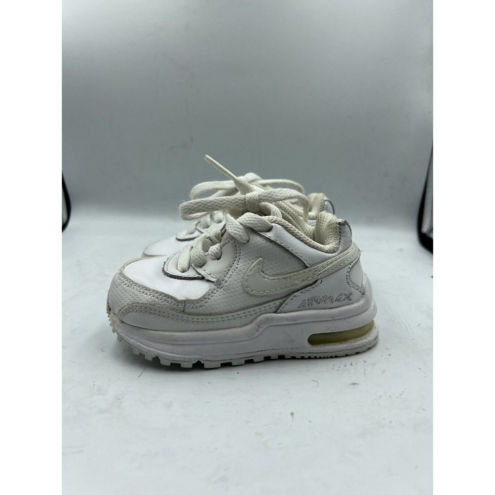 Nike Air Max Wright LTD‎ White Leather Sneakers Shoes 317936-111 Toddler Size 4C